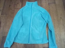 Columbia Women's Blue Full Zip Jacket with Logo Accents and Pockets L