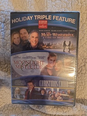 Holiday Triple Feature: Most Wonderful Time of the Year/Moonlight/Choir DVD New
