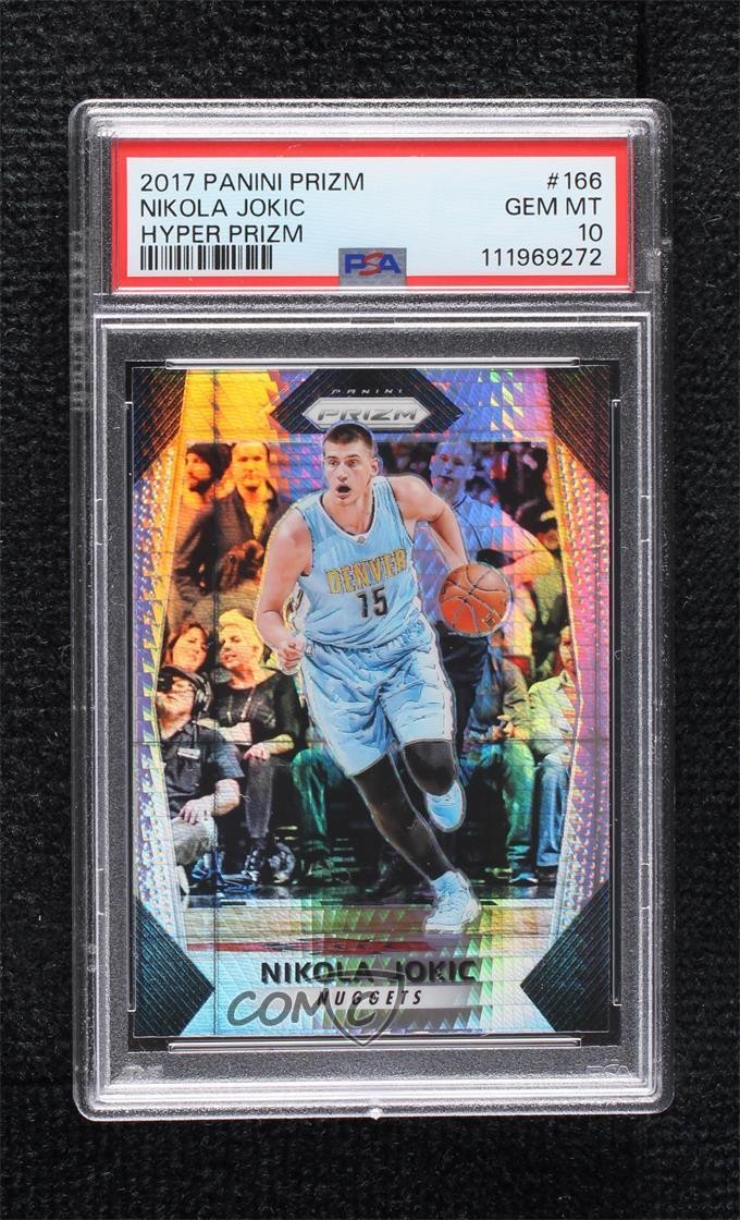 2017-18 Panini Prizm Hyper Prizm Nikola Jokic #166 PSA 10 GEM MT