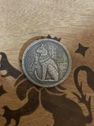 1/2 oz .999 Fine Silver High Relief Egyptian Cat Goddess Bastet.