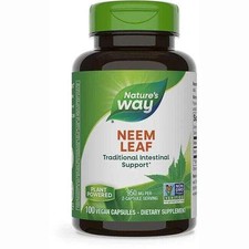 Nature's Way Neem Leaf 950mg/cap 100 Veggie Capsules 950mg Trusted Brand