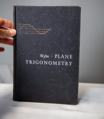 Wylie Plane Trigonometry 1955 Hardcover Vintage Math text book *Good Condition*