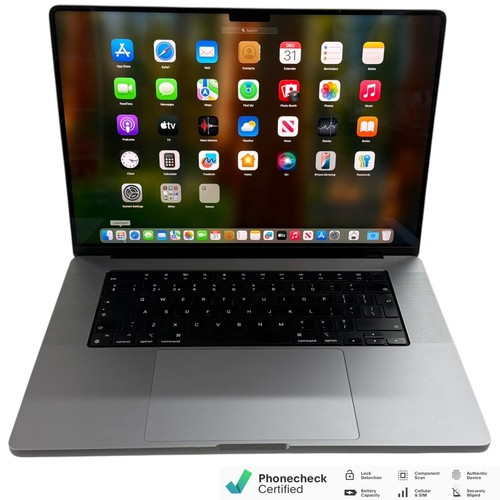 Apple MacBook Pro 16" 2021 M1 Max 10 Core CPU 32GB RAM  1TB SSD 32-Core GPU UK - Picture 1 of 8