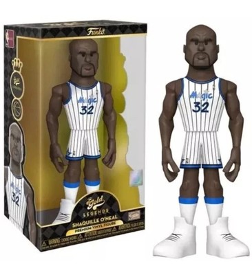 Shaquille O'Neal Legends Funko Gold 12'' NBA Brandneu Orlando Magic Kostenloser Versand 