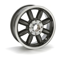 Minator Centre Lock Alloy Wheel Anthracite 15x 5.5" - MGA, MGB, MGC, Triumph