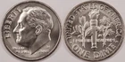 United States 2008 D 10 Cents Roosevelt Dime KM#195a Clad Torch Olive Oak Branch