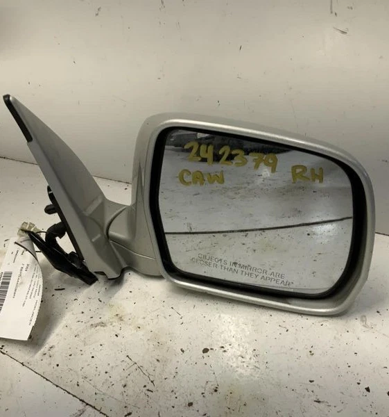 2001-07 Toyota Highlander Right Passenger Side View Mirror Door Assembly Silver - Image 3 of 4