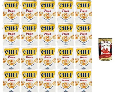 Parmalat Panna Chef Kochsahne, 200ml, 20er Pack+Polpa 400g