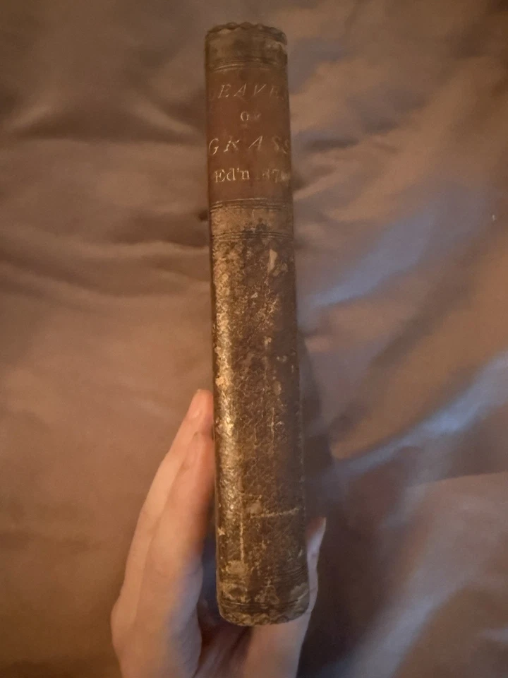 Walt Whitman Signed 1876 Author’s Edition Leaves of Grass 1/600 - Image 4 of 4