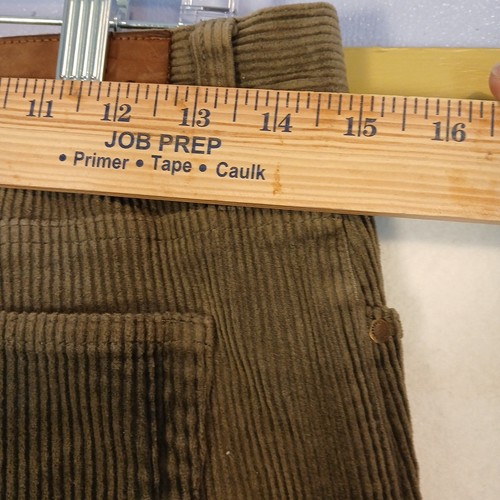 Ralph Lauren Women's Corduroy Pants Relaxed Fit Trousers Size 8 Olive - Picture 8 of 9