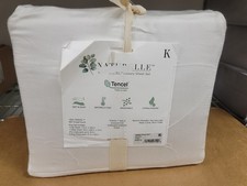 Naturelle 100 Tencel Lyocell 300 Thread Count King Sheet Set White