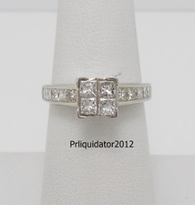 1.50CT Natural Diamond Engagement Anniversary Wedding Bridal Ring 14K White Gold