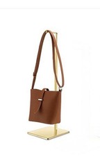 Purse Holder Handbag Display Stand: Gold Hanger Rack for Bags, Purses, Necklace