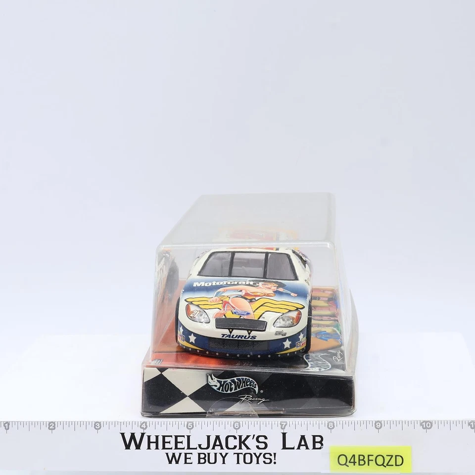 Wonder Woman Justice League Series #21 Hot Wheels NASCAR 2004 Mattel NISB NEW - Image 4 of 4