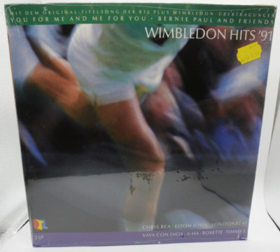 Wimbledon Hits '91 OVP VINYL Roxette Seal A-Ha Elton John OMD Celine Dion