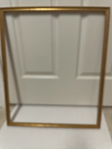 Vtg Antique Gold Accents Wood Frame 25” X21”Fits (24” X20”) EUC - Picture 7 of 13