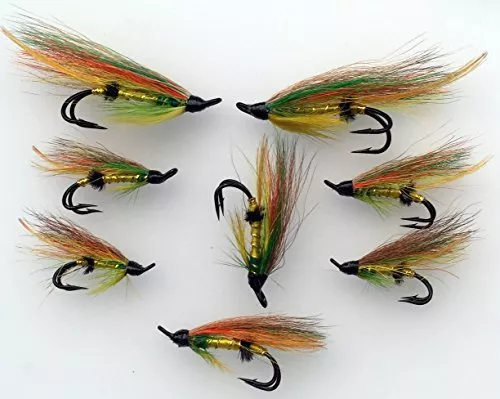 Pesca con Moscas Salmón Verde Highlander Dobles Tallas 4- 10 Paquete De 8 #162 - Imagen 2 de 2