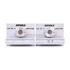 Langevin AM GC 17 Mic Preamp Modules Stereo Pair Vintage Rare AM17 PSU Serviced