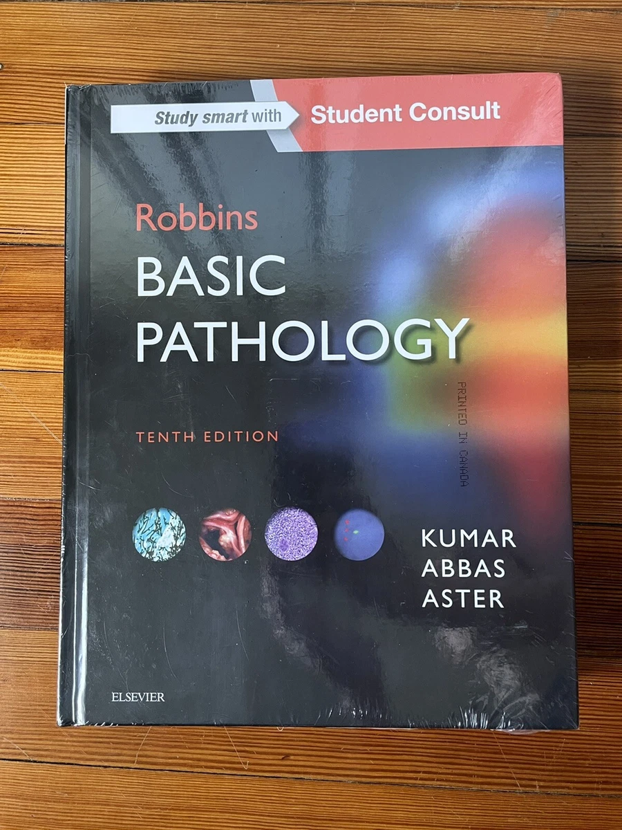 Robbins Basic Pathology 10th Edition Brand New Hardcover with Student Consult