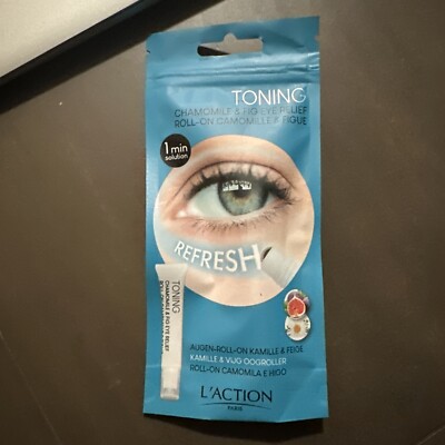 L'action Paris TONING Chamomile & Fig Eye Relief 0.42 fl.oz (12 ml)