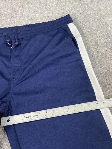 Bare Fox Sports Track Pants Men XXL Blue Ghetto All Star Warm Ups Y2K Joggers - Picture 9 of 15