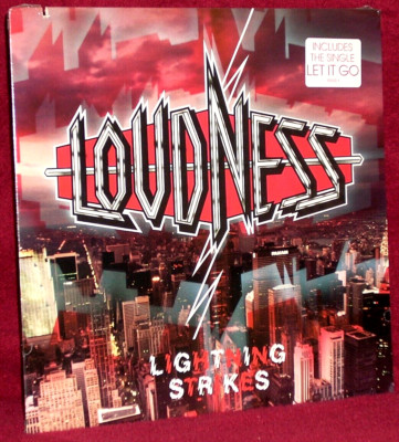 LP SEALED LOUDNESS LIGHTNING STRIKES 1986 ATCO SEALED ORIG PRESS HYPE STICKER
