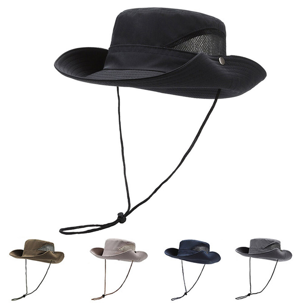 APL Cappello Unisex Casual Sun Cap Beach Protezione UV Morbido Pieghevole Cotone Secchio I 