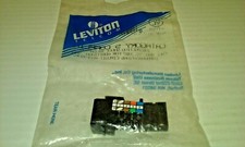 LEVITON 41108-RE5 QUICK PORT CONNECTOR CAT5 BLACK NIB