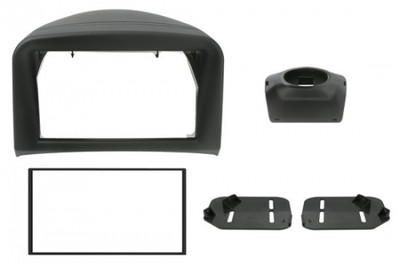  Radio Rahmen ISO/2DIN Schwarz PEUGEOT 206  Artikelnummer: 03637 