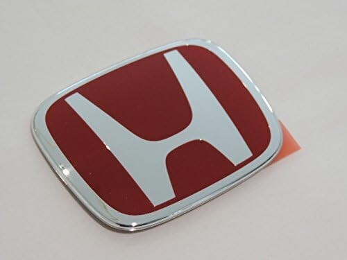 MJ120 Genuine HONDA Emblem Red Emblem W112mm x H92mm H Emblem H Mark ...