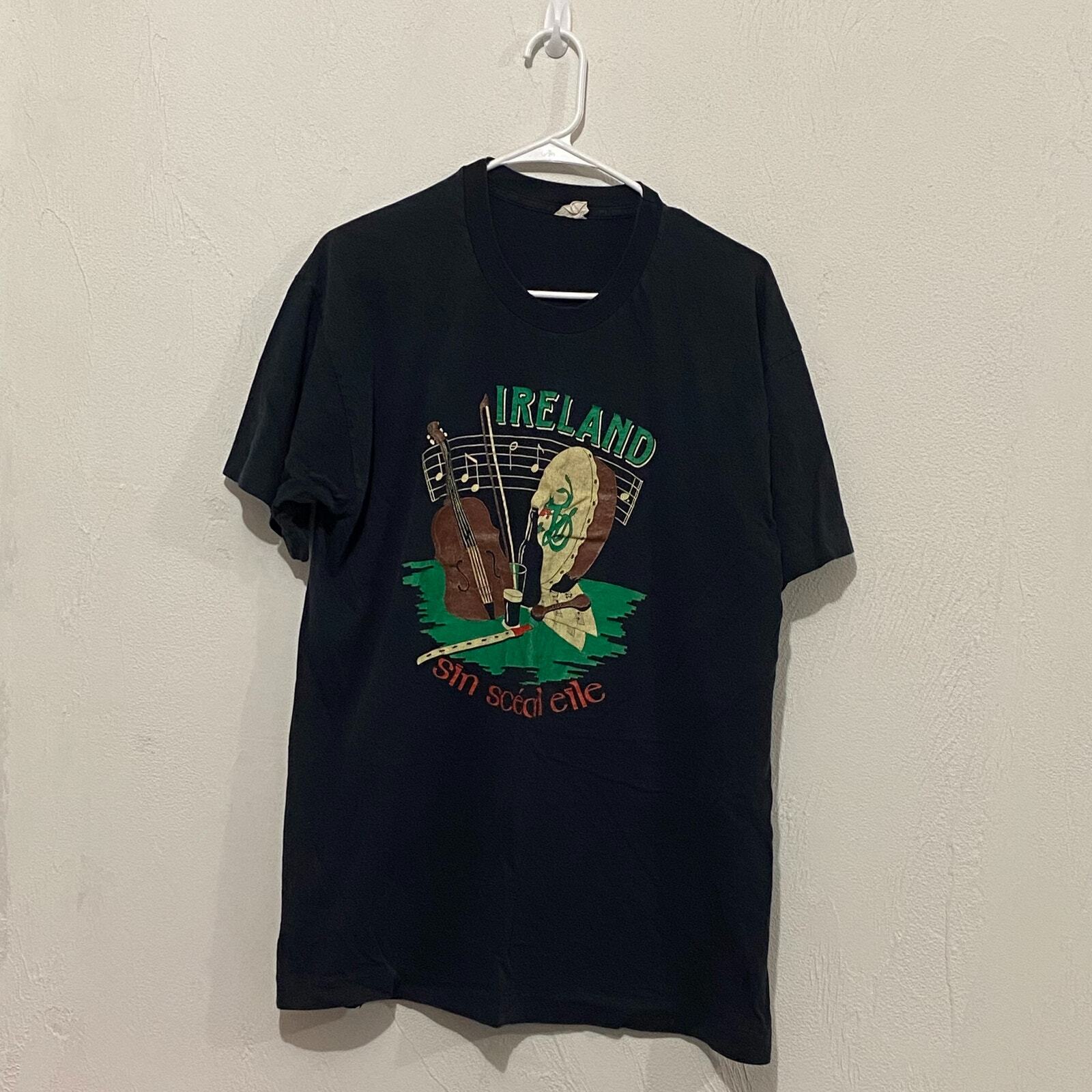 ALTRA Camicia musica Irlanda vintage taglia L