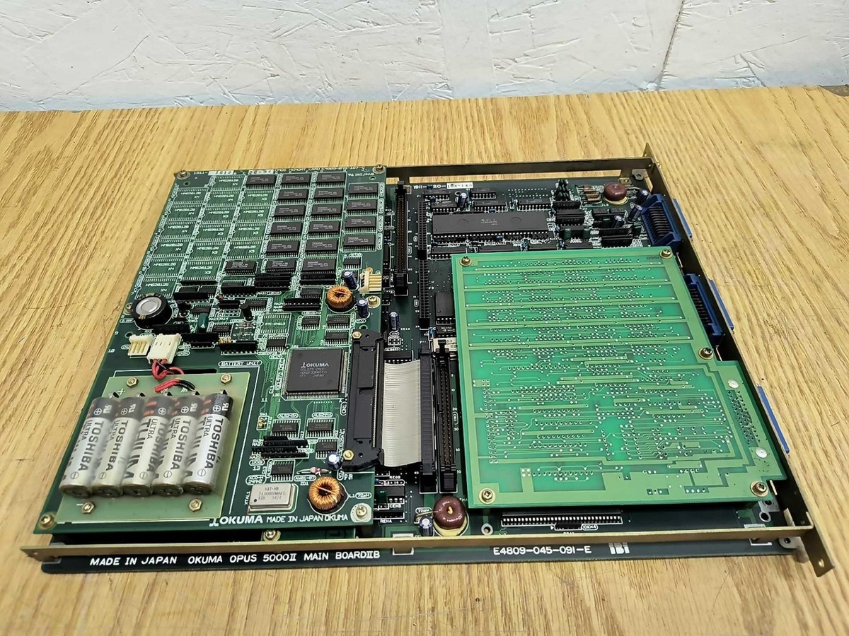 オクマ E4809-045-091-E OPUS 5000II ボード Okuma E4809-045-091-E Opus 5000II Main Board IIB Full Card W