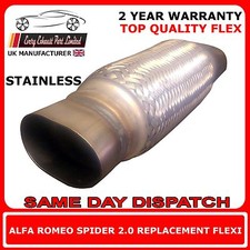 Tubo anteriore flessibile riparazione ricambio scarico fai da te Alfa Romeo Spider 2001-03