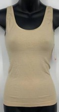 Yummie Tan Tank Top 2-way Shapewear Size Medium Large Nylon Spandex NEW NWT