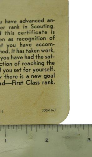Carta d'identità scout vintage boa seconda classe consiglio longhorn anni 60 1964 - Foto 5 di 6