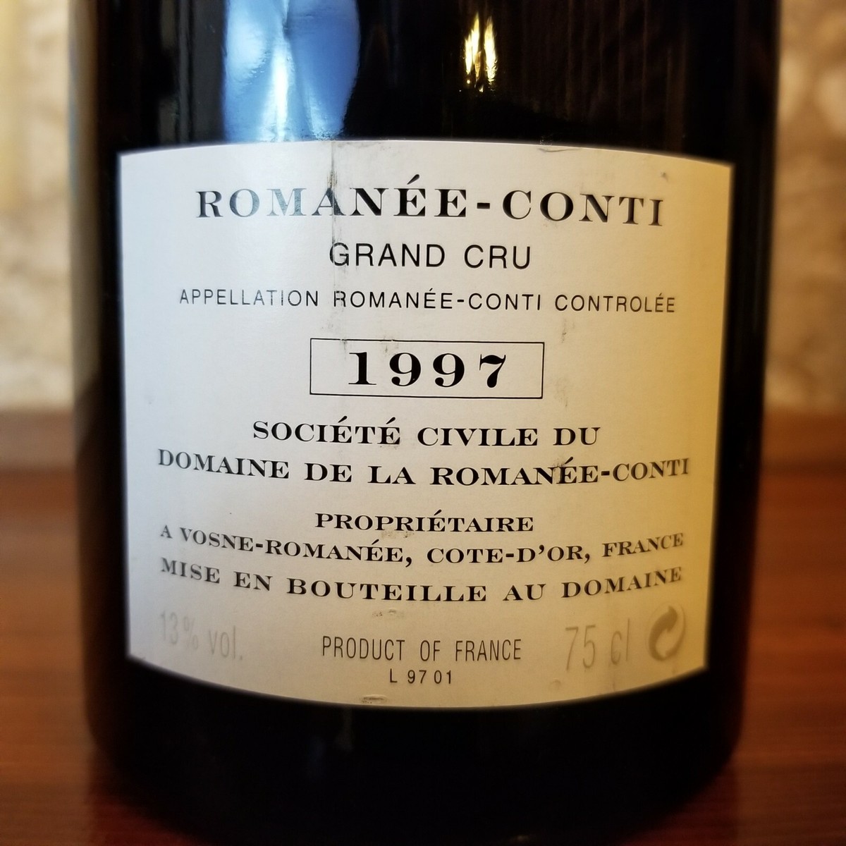 ROMANEE-CONTI 1976 空瓶 ロマネコンティ 1976年 DRC ロマネ・コンティ