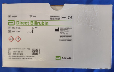 Abbott Architect Series Direct Bilirubin Reagent (2,000 Tests/Kit) PN# 08G6322