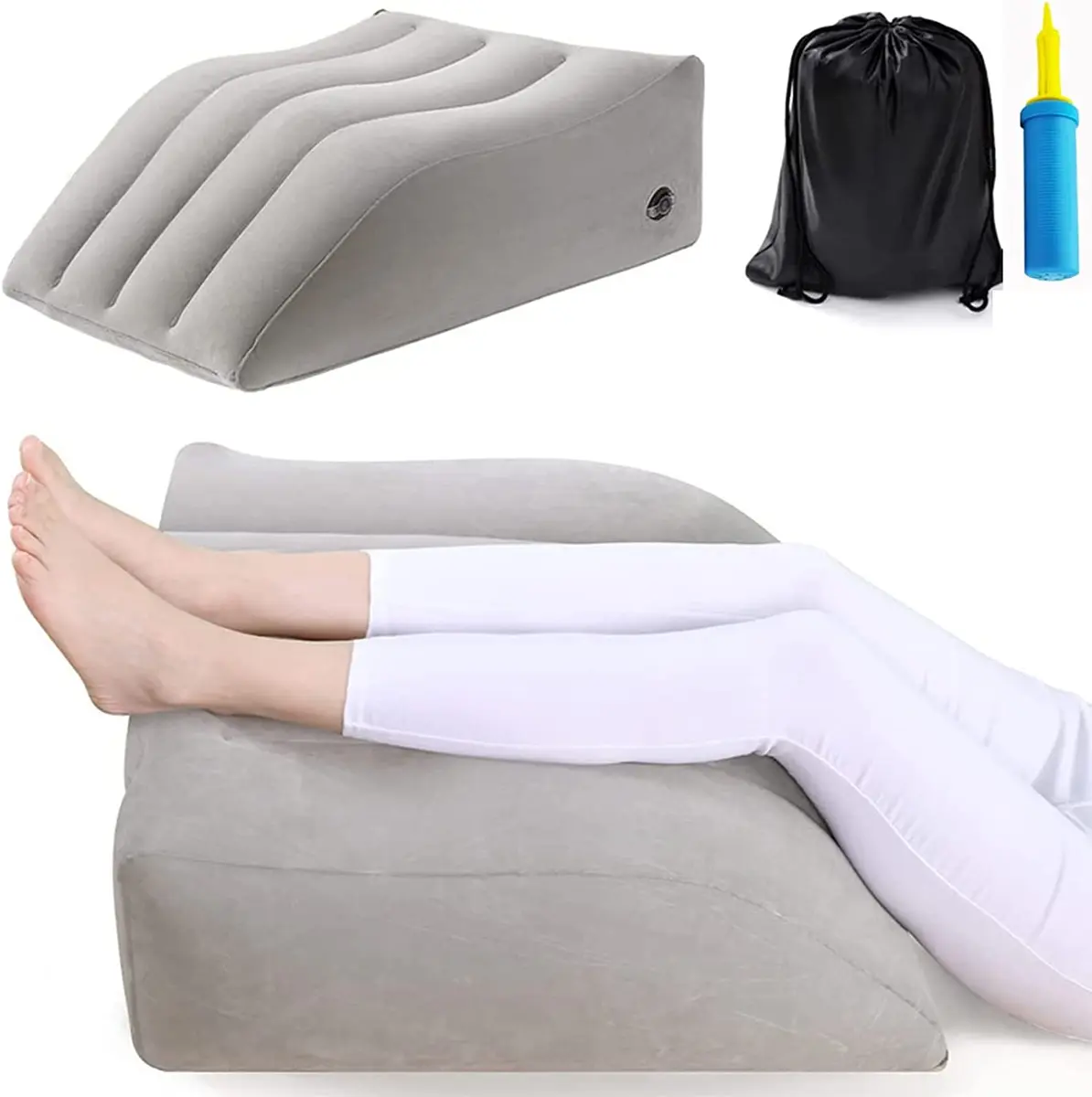 Inflatable Leg Elevation Pillow, Wedge Pillows for Sleeping