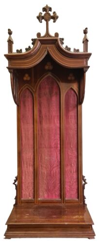 CHAPEL OF THE SAINT. NEO-GOTHIC STYLE. MAHOGANY WOOD. 19E-20th CENTURY. - Picture 1 of 1