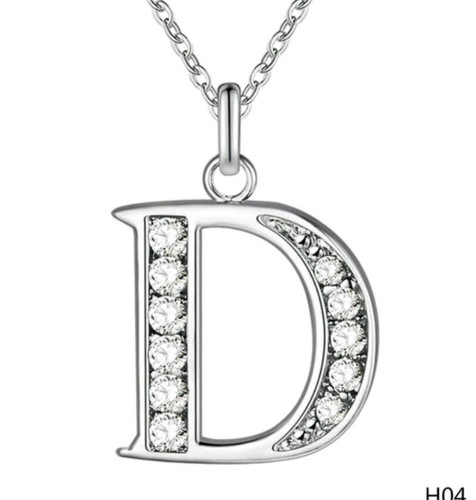 INITIAL D NECKLACE LETTER NAME PENDANT 