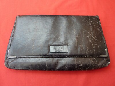 Sac à Main Portefeuille Diesel Look Usé - Noir