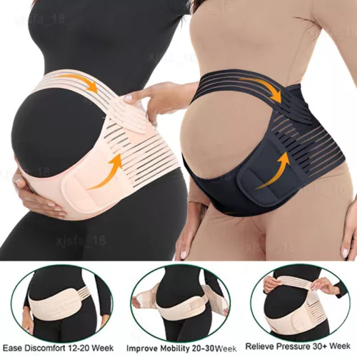 Schwangerschaft Bauch Bauch Band Umstandsband Bauch Taille Rücken Stützgürtel Bandage - Bild 12 von 33