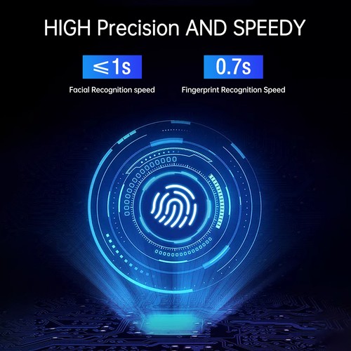 Biometrische Stechuhr-Anwesenheitsmaschine für Mitarbeiter, unterstützt N1U5 - Bild 6 von 11