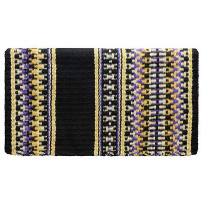 New Zealand Western Show Horse Saddle Pad Blanket Design Wool 34 L x 36
