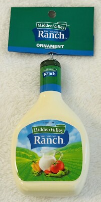 Ruz Hidden Valley Ranch Salad Dressing Christmas Ornament