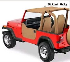 New Jeep Wrangler Spice Soft Bikini Top 1992 - 1995 New Jeep Wrangler Spice Soft Bikini Top 1992 - 1995