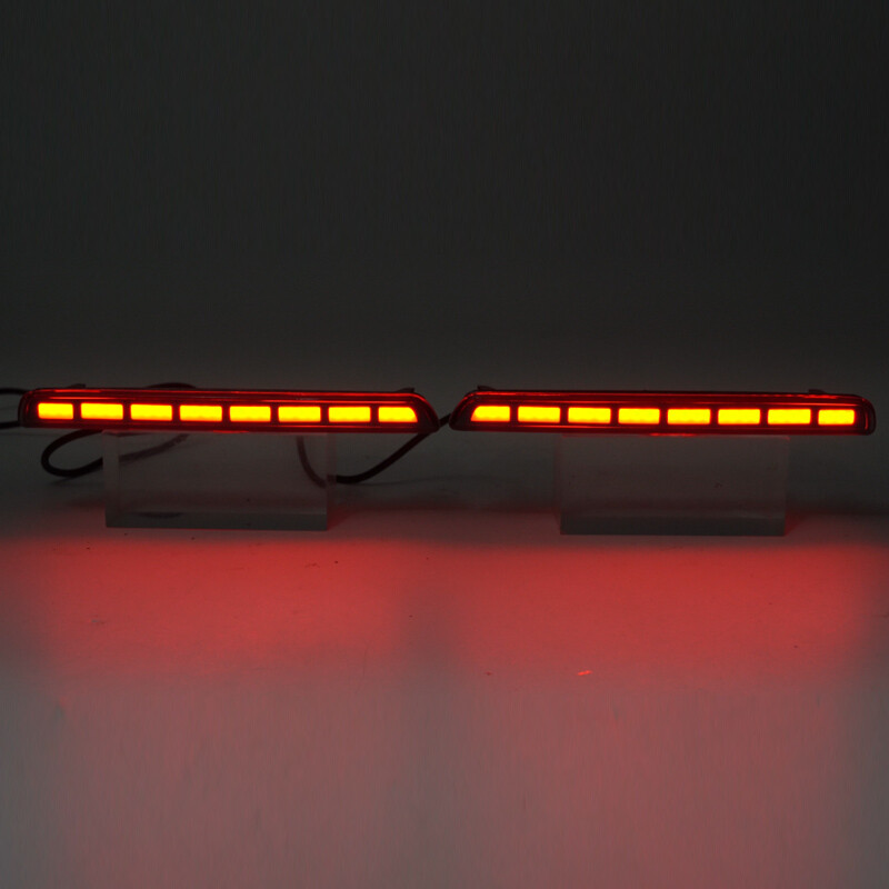 2023-2025 Honda CR-V Smoked Rear Bumper Reflector Brake DRL Light