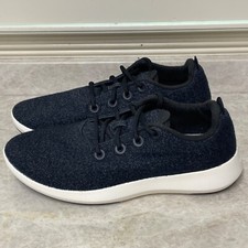 Allbirds WRM Shoes Mens 14 Black Wool Runners Merino Lace up Comfort Sneaker