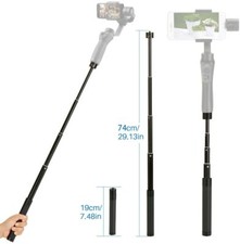 Extension Stick Max 69,5 cm per DJI Osmo Mobile 3 Zhiyun Smooth 4 Q2 Feiyutech