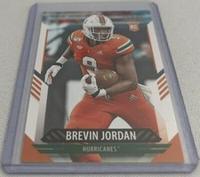 2021 Panini Score Football Brevin Jordan Miami Hurricanes Rookie #387